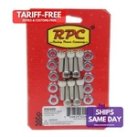Racing Power R6040B, Set Of Natural Aluminum Timing Chain Cover Bolts -10 New. Price: $29.77.
