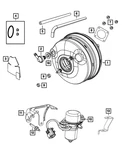 Genuine Mopar Double Ended Stud 6509977AA New. Price: $6.54.