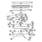 Mopar 6RN05TZZAB Storage Bin Applique New. Price: $37.20.