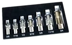 Lisle 13180 7 Piece 3/8" Drive Sae Flare Nut Socket Set New. Price: $122.54.