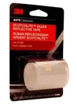 3M 03456 Scotchlite Silver Reflective Tape 2" X 36" - One Roll New. Price: $9.99.