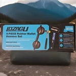 4 Piece Rubber Mallett Hammer Set New. Price: $59.99.