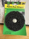 3M 7772 Paint And Rust Stripper, 4 In., 1 Disc New. Price: $9.99.