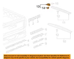 Gm Oem 19-23 Sierra 1500 Pick Box Tail Gate-upper Molding 84434830 New. Price: $25.28.