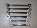 Kd Tools 6-PIECE 12-POINT Sae Large Long Pattern Combination Wrench Set Used. Price: $100.00.