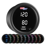 Glowshift Dual Digital Temp & Pressure Combo Gauge Kit W/ Sensor, 10 Color New. Price: $162.99.