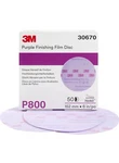 3M-30670 Purple Finishing Film Hookit Disc, In, P800, 50 Discs Per Box New. Price: $59.00.