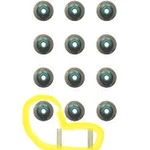 Fel-pro 72842 Valve Stem Seal Set Open Package Missing Parts Circled For. Price: $12.00.