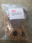 3M 07485 Scotch-brite Roloc Surface Conditioning Disc Coarse 3" Brown Box Of 25 New. Price: $42.00.