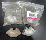 (4) Lot Fitting 1/2" Elbow 90 Galvanized Iron Steel New. Price: $14.99.
