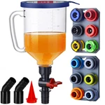 Smart Jerry Spill-proof Engine Oil Transparent Funnel + Colorful Adapters New. Price: $76.69.