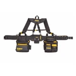 Dewalt 25 Pocket Ballistic Nylon Professional Tool Belt With Suspenders New. Price: $183.10.