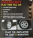 Emergency Tire Fill Up Flatter Eco Friendly No Power Source Needed New. Price: $29.99.