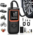 Tire Inflator Portable Air Compressor - 150PSI Cordless Pump For Orange New. Price: $60.02.