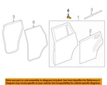 Chrysler Oem 07-17 Compass Door Components-belt W'strip Screw 6508584AA New. Price: $35.58.