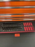 Snap-on Tools New 84PC 3/8" Drive 6PT Shallow Semi Deep Master Foam Set. Price: $2300.00.
