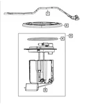 Genuine Mopar Fuel Transfer Tube 68059496AB New. Price: $31.19.