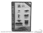 Mustang Interior Trim Screw Kit Coupe 1967 - 1968 Scott Drake New. Price: $17.99.