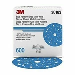 3M 36183 Hookit 600 Grit Blue Da Sanding Disc Multi-hole Inch 50 Per Box New. Price: $46.95.