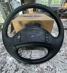 Nos Ford 1992-1997 F-series Leather-wrapped Steering Wheel New. Price: $1125.00.