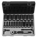Grey Pneumatic 1/2'' Drive Point 22-PIECE Fractional Deep Duo Socket Set 2622D New. Price: $339.80.