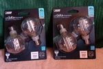- Packs Feit BPG1640950WFIL2 White Filament G16.5 E12CANDELABRA Led BULBS40W New. Price: $13.50.
