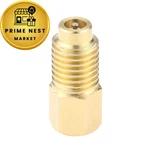 Aupoko R12 To R134A Adapter Conversion Quick 1/4" Female X 1/2" Male, Gold New. Price: $13.11.