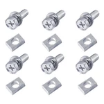 Qiatol Bolts And Nuts Kit, Motorcycle Battery M6X16MM (6PCS), Silver New. Price: $9.04.