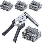 Minyulua Type Hog Nail Ring Pliers Kit With 2400PCS Clips, Black,silver New. Price: $25.45.