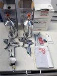 Satajet 5000 B Digital + 100 Hvlp Spray Gun Set 1.4 Nozzle New. Price: $1499.00.