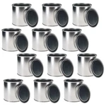 Half-pint (8 Ounce) Paint Cans & Lids (12 Pack) Unlined Metal New. Price: $39.99.