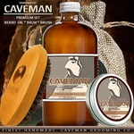 Hand Crafted Caveman Beard Oil Conditioner + Balm Brush Kit New. Price: $15.99.