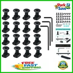 16-PACK M5 T-nut And Screw Set: Stainless Steel Rail Mount Hardware New. Price: $9.89.