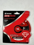 Ezarc Diamond Cutting Wheel X 3/8 Inch For Metal 807076 New. Price: $12.75.