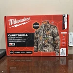 Milwaukee Quietshell Hexagon Heat Technology M12 M101C-21L Camo Jacket New. Price: $351.60.