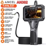 Ancel AN302 0.26" Industrial Endoscope Dual Camera Inspection 7 Led Adjustable New. Price: $139.49.