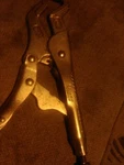 Power Parrot Nose 9"PIERS Hand Tool, Adjustable Locking Jaw, Non-slip Grip Used. Price: $18.00.