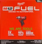 New In Box Milwaukee Fuel M12 2454-20 3/8" Cordless Impact Wrench Volt. Price: $174.97.