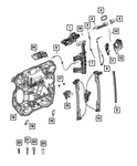 Genuine Mopar Multi-function Bracket Right 68321292AA New. Price: $9.78.