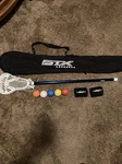 Stx AL6000 Pro Lacrosse Stick, Bag, Balls, Wristbands, Good Condition Used. Price: $36.00.