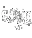 Genuine Mopar Stud Right Side 5066796AA New. Price: $19.36.