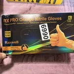 Raxwell Rx Pro Orange Nitrile Gloves Xl 100 Count 8.5MIL Powder-free New. Price: $30.00.