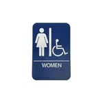 Don-jo Women's/handicap Ada Sign With Picto, Legend "women", New. Price: $15.99.