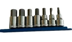 Gearwrench Piece 1/2" Drive Hex Bit Metric Socket Set With Rail 80720 New. Price: $56.62.