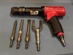 Snap-on Tools Usa Red Super-duty Air Hammer (2500BPM) PH3050BR And Chisel Used. Price: $450.00.