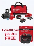 Milwaukee 2868-22HD M18 Fuel 18V 1" D-handle High Torque Impact Wrench Promo Kit New. Price: $1529.99.