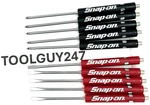 10 Snap On Pocket Screwdrivers Flat & Phillips , Red Black Magnet End New. Price: $32.95.