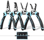 Shall Snap Set, 4-PIECE Heavy Duty 7" Pliers, Ring... New. Price: $37.09.