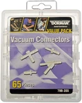 Dorman 799-355 Vacuum Connectors Value Pack- 8 Sku's- 65 Pieces New. Price: $14.60.