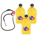 Vp Racing 3552-CA, 5.5-GAL. Yellow JUG(3PK) W/battery Powered Fuel PUMP(1PK) New. Price: $202.84.